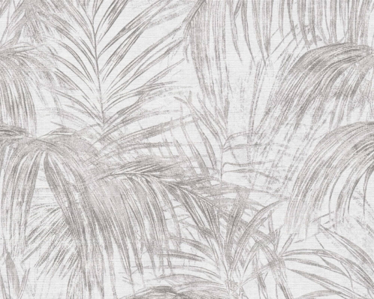 Michalsky 5 39981-3 Tapeta ścienna AS Liście palmowe 3D szary