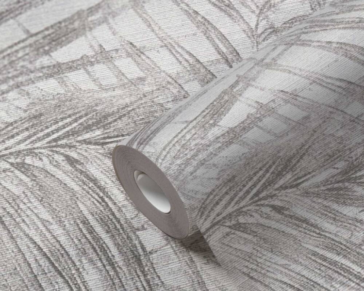 Michalsky 5 39981-3 Tapeta ścienna AS Liście palmowe 3D szary