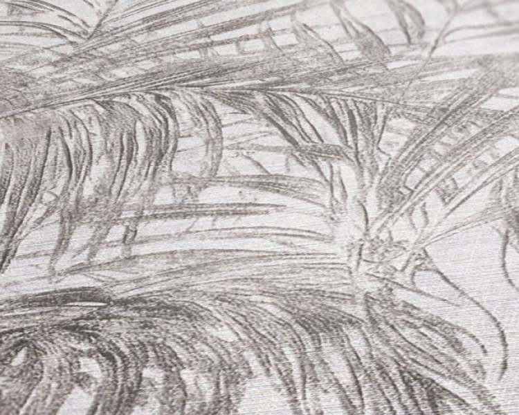 Michalsky 5 39981-3 Tapeta ścienna AS Liście palmowe 3D szary