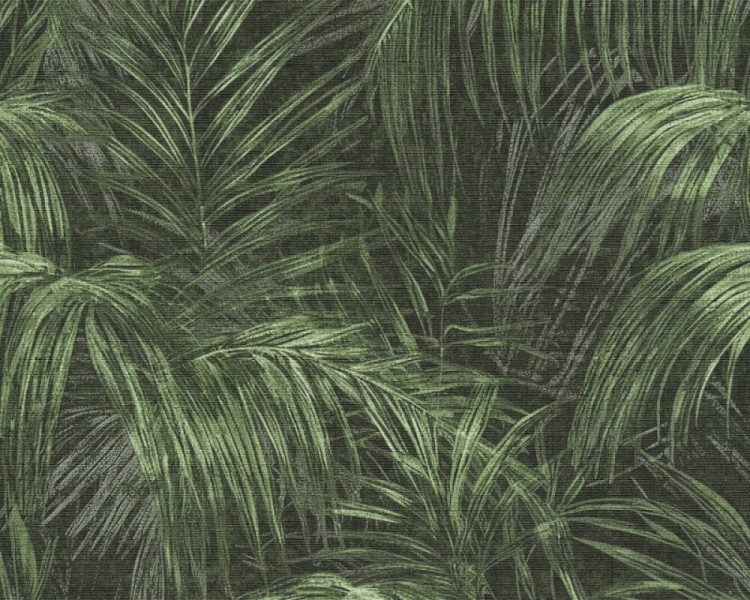 Michalsky 5 39981-4 Tapeta ścienna AS Liście palmy 3D zielony