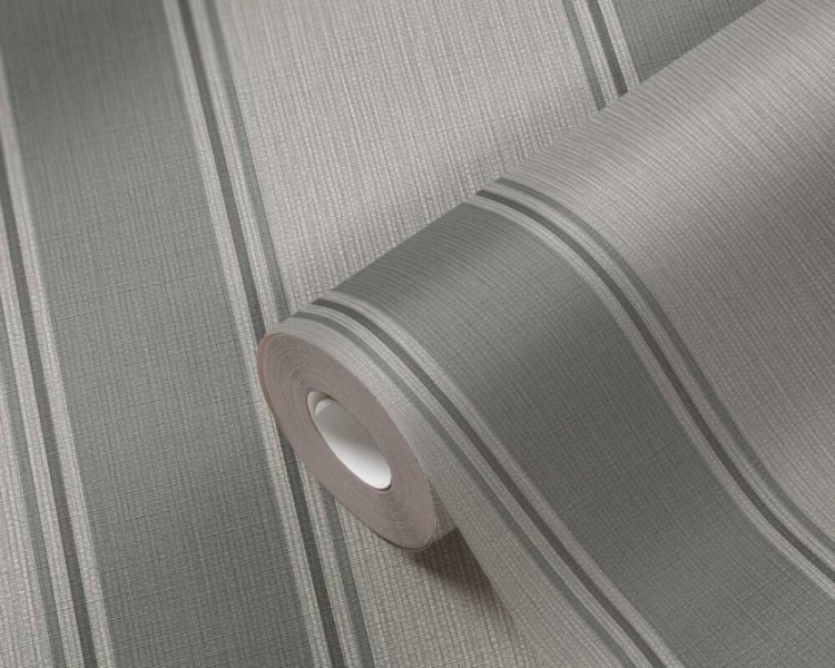 Michalsky 5 39983-3 Tapeta ścienna AS Pasy szaro zielone