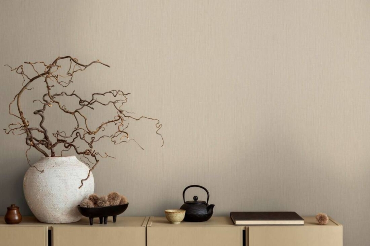 Michalsky 5 39986-7 Tapeta ścienna AS struktura worka jasnobrązowy