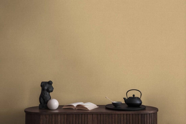 Michalsky 5 39988-3 Tapeta ścienna AS jednolita kolor ochra miodowa worek tło