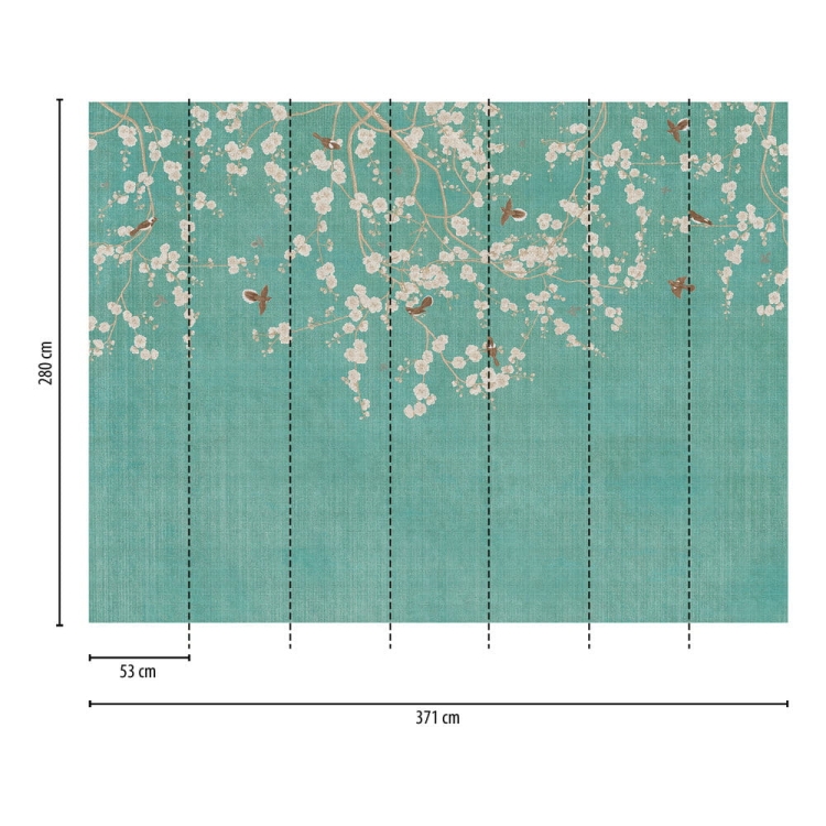 The Wall 3 39921-1 Tapeta ścienna AS K wiatki Ptaszki