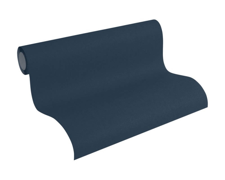 New Life 3565-36 Tapeta ścienna AS, tapeta na flizelinie do pokoju, granatowy, splot tkaninowy