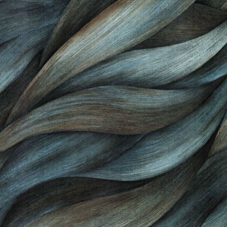 Tapeta ścienna na flizelinie fale brązowa granatowa 10257-08