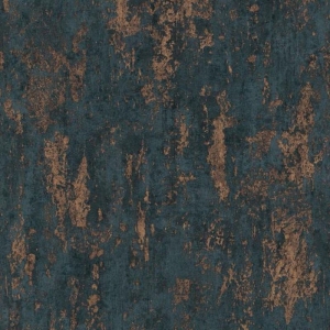 Tapeta ścienna na flizelinie czarna miedziana beton tynk 10273-44