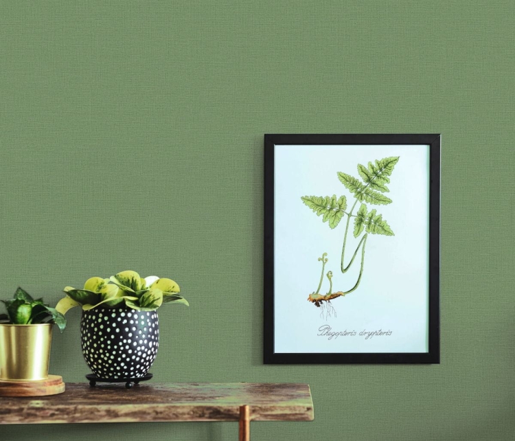 Tapeta ścienna na flizelinie zielona tło struktura worka 10262-07