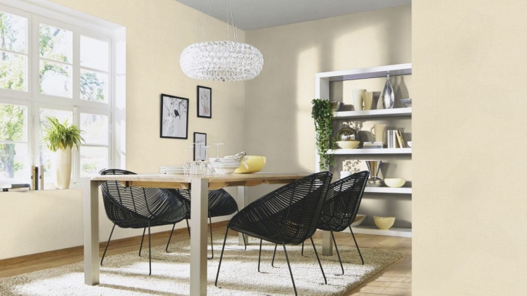 Tapeta ścienna na flizelinie beżowa tło struktura worka 10262-14