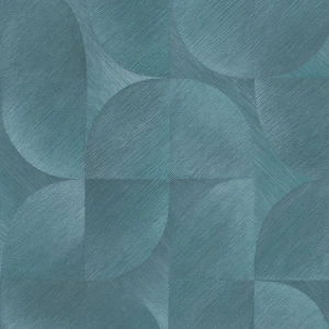 Tapeta na flizelinie geometryczna turkusowa 10392-19