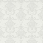 Versailles 10287-31 Tapeta ścienna Erismann Ornament biało srebrny