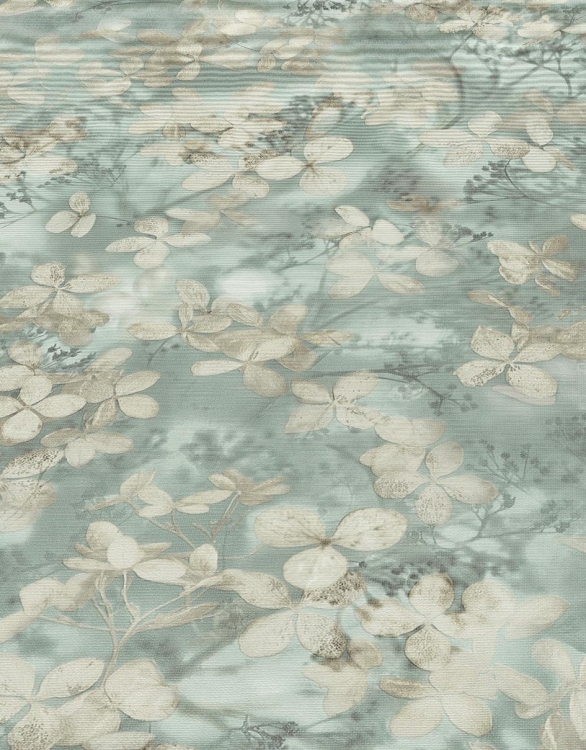 Tapeta ścienna na flizelinie turkusowa listki 3D 10415-07