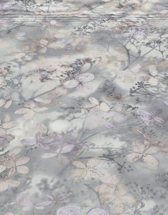 Tapeta ścienna na flizelinie szara listki 3D 10415-31