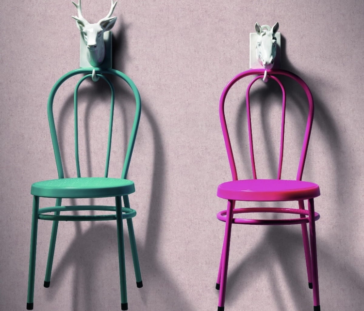 Tapeta ścienna na flizelinie różowa tynk bez wzoru 10418-05