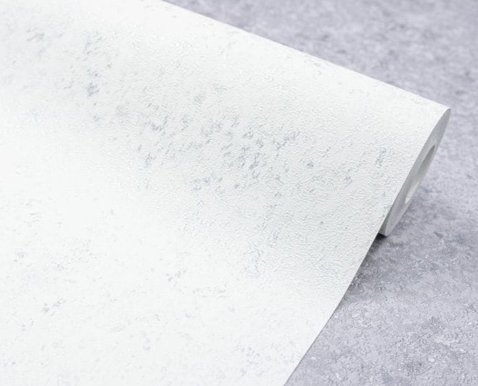 Tapeta ścienna na flizelinie 526309 biało srebrny tynk