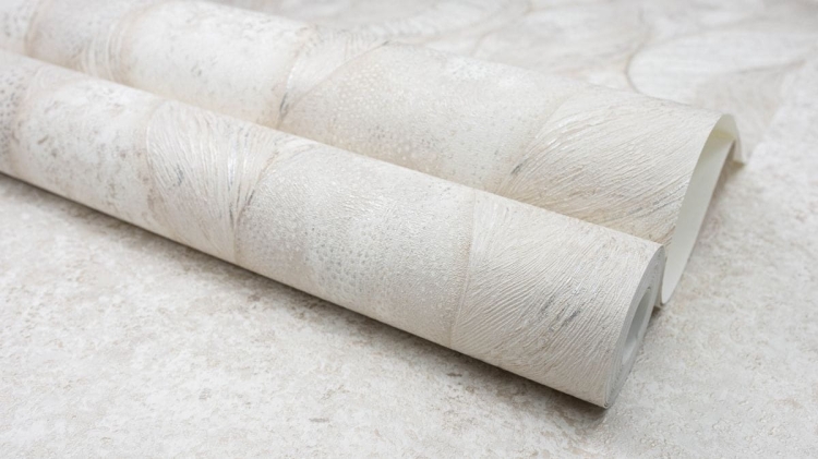 Tapeta ścienna na flizelinie 526828 beżowo złoty motyw roślinny