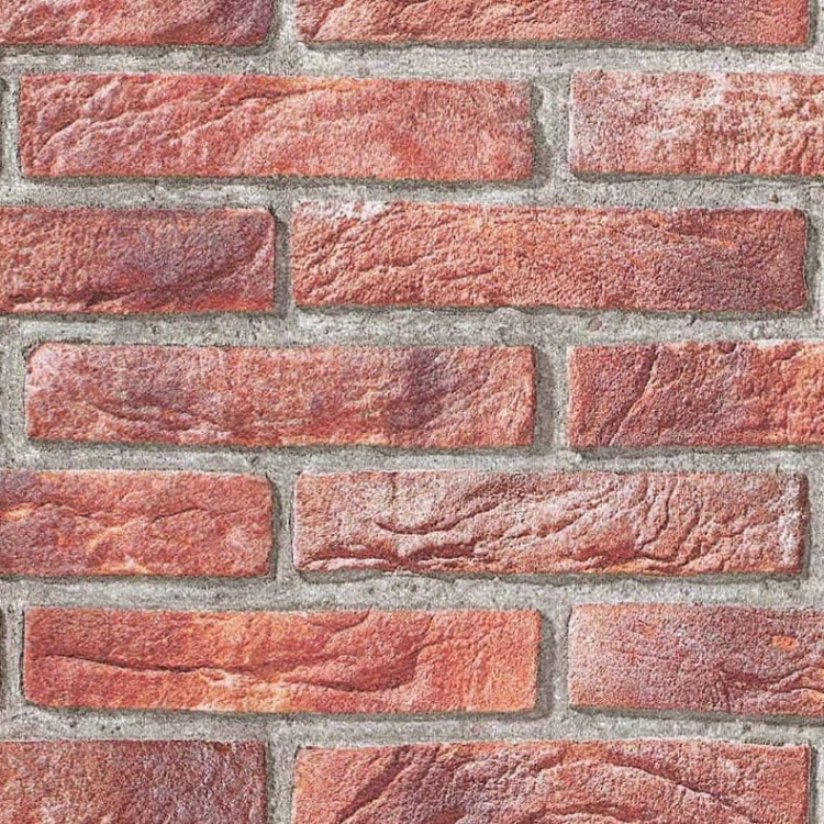 Tapeta ścienna papierowa 4303-1 czerwona cegła