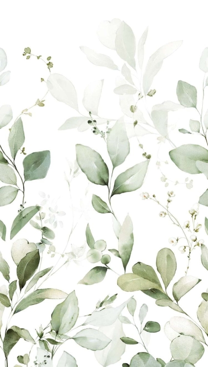 Fototapeta Mural A77101 botaniczna liście kwiaty Grandeco Orom 2.jpg