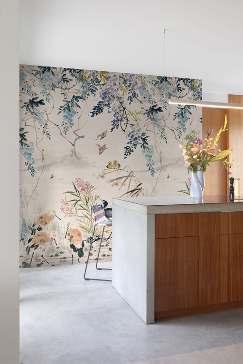 Fototapeta Mural A52301 natura ptaki rośliny Grandeco Orom 2.jpg