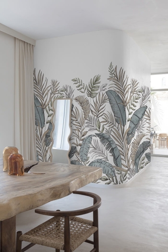 Fototapeta Mural A73401 botaniczna liście Grandeco Orom 2 1.jpg