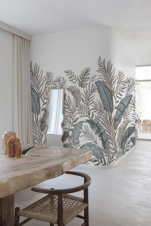 Fototapeta Mural A73401 botaniczna liście Grandeco Orom 2 1.jpg