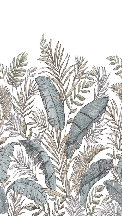 Fototapeta Mural A73401 botaniczna liście Grandeco Orom 2.jpg