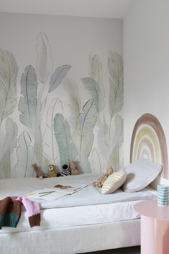 Fototapeta Mural A73501 botaniczna liście Grandeco Orom 2 1.jpg