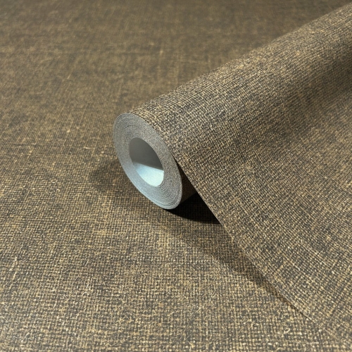 Tapeta ścienna na flizelinie 45779 Marburg Struktura worek tkanina brązowy