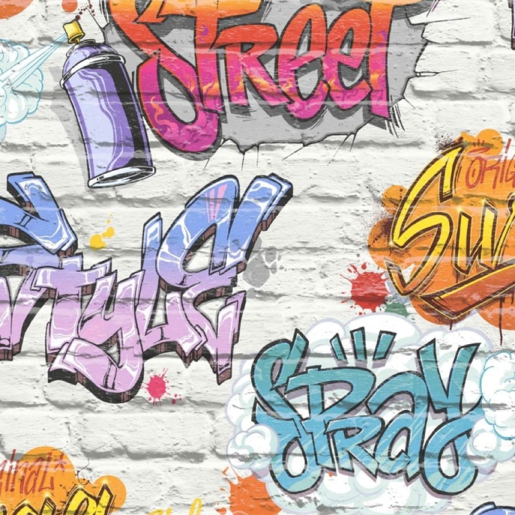 Tapeta L17905 Ugepa Freestyle kolorowe graffiti