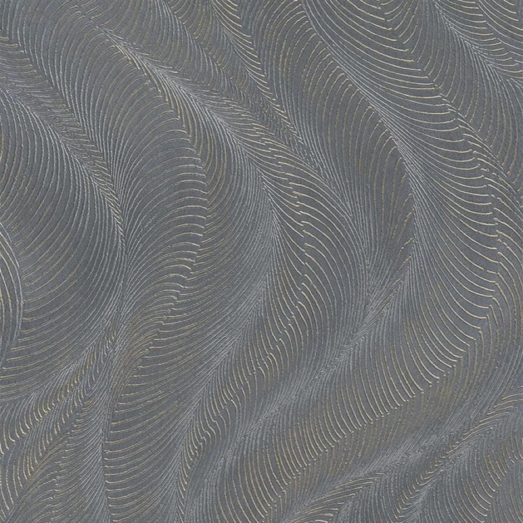 Tapeta ścienna na flizelinie 659665 Rasch Incanto fale liście wzór geometryczny