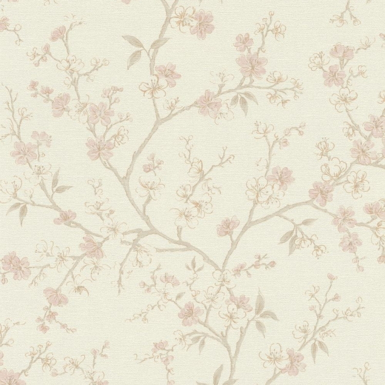 Tapeta Rasch Country Charme 456745.jpg różowe kwiatki