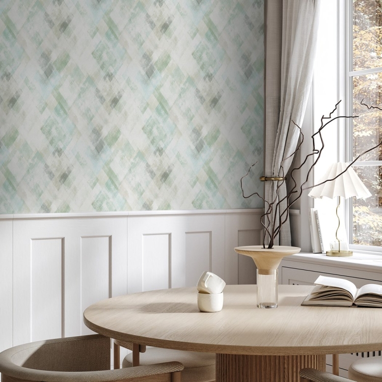 Tapeta ścienna na flizelinie 88907 Marburg Fresh Up geometryczna pastelowa