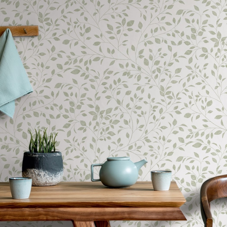 Tapeta ścienna na flizelinie 88947 Marburg Fresh Up motyw liści, listki