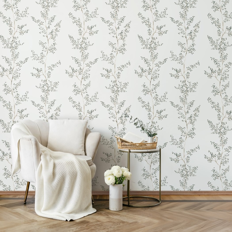 Tapeta ścienna na flizelinie 88989 Marburg Fresh Up gałązki w panelu