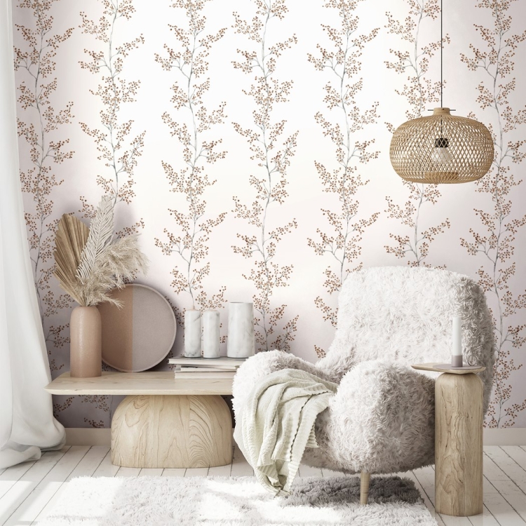 Tapeta ścienna na flizelinie 88990 Marburg Fresh Up gałązki w panelu