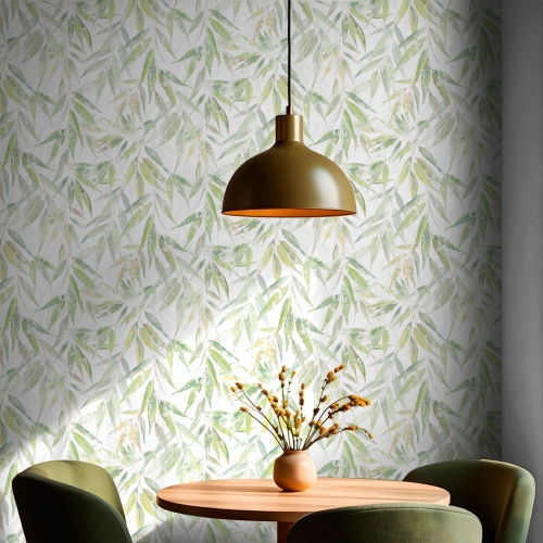 Tapeta ścienna na flizelinie 89041 Novamur Naomi Liście zielone