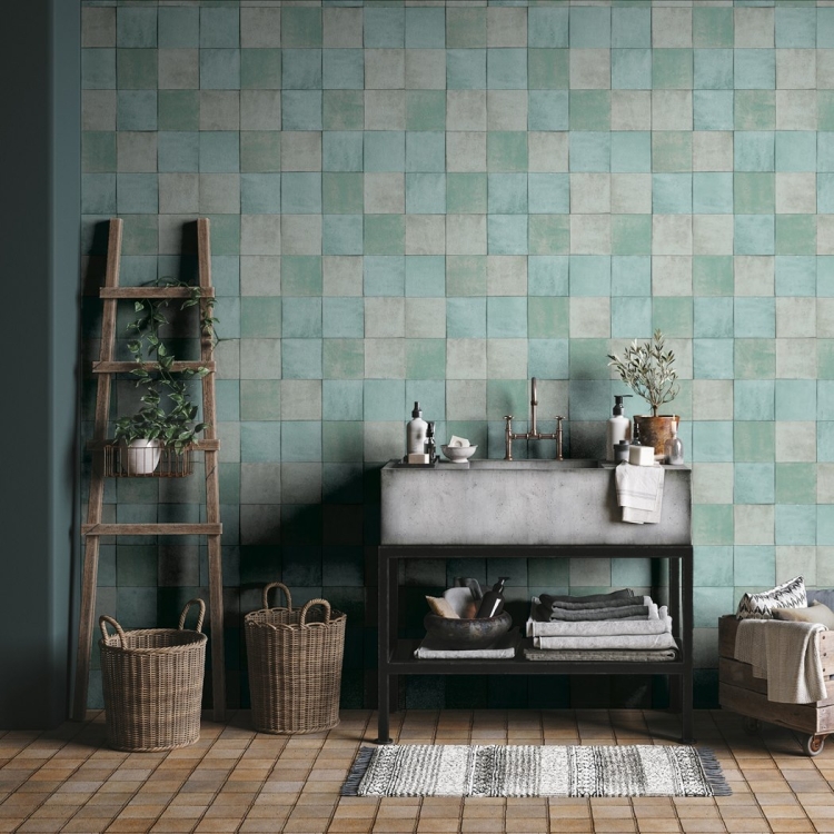 Tapeta ścienna na flizelinie 45719 Novamur Naomi kafelki do kuchni