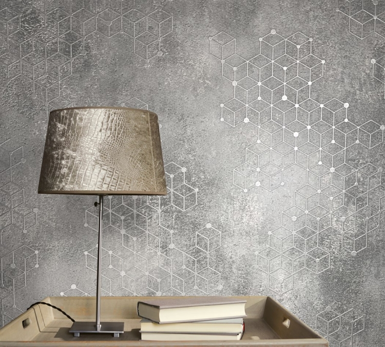 Tapeta ścienna na flizelinie 82242 Novamur Hailey motyw geometryczny 3D