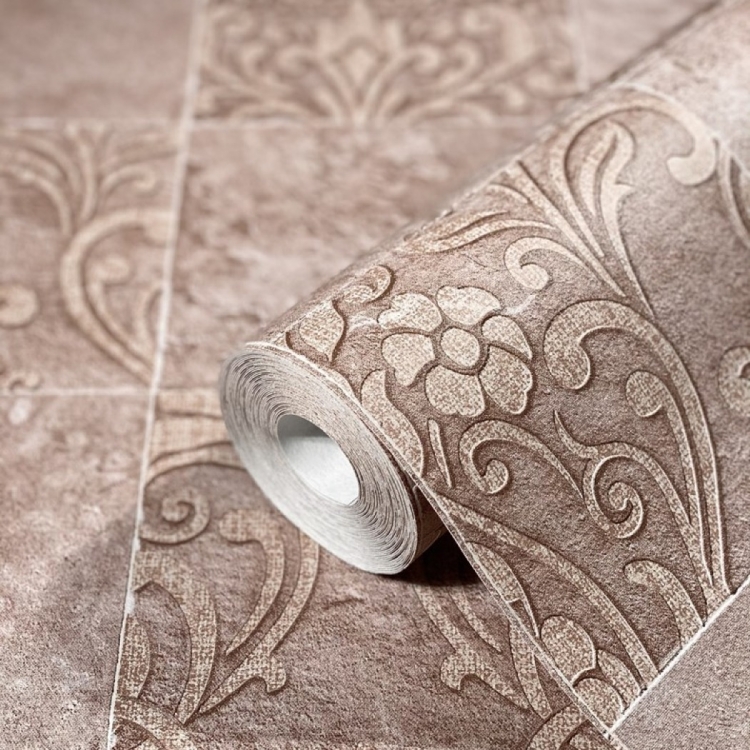 Tapeta ścienna na flizelinie 82257 Novamur Hailey kafelki z motywem roślinnym