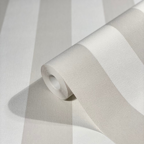 Tapeta ścienna na flizelinie 82263 Novamur Hailey pasy biało beżowe