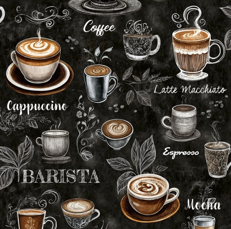 Tapeta ścienna na flizelinie 89045 Novamur Naomi Czarna Kawa