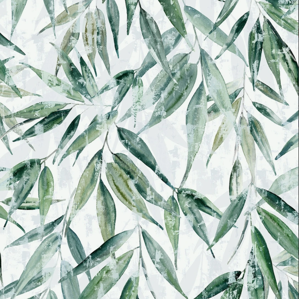 890Tapeta ścienna na flizelinie 89039 Novamur Naomi Liście zielone