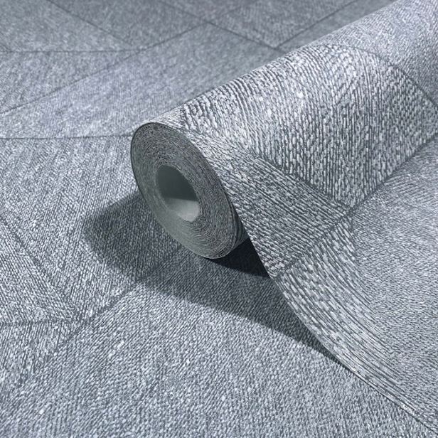 Tapeta ścienna na flizelinie 82547 Novamur Naomi Wzór geometryczny szary