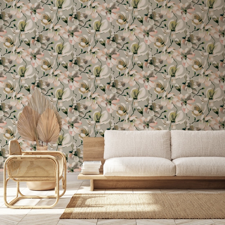 Tapeta ścienna na flizelinie 47464 Marburg Flora motyw kwiatowy kwiat magnolii