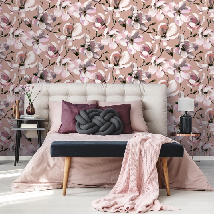 Tapeta ścienna na flizelinie 47465 Marburg Flora motyw kwiatowy kwiaty magnolii