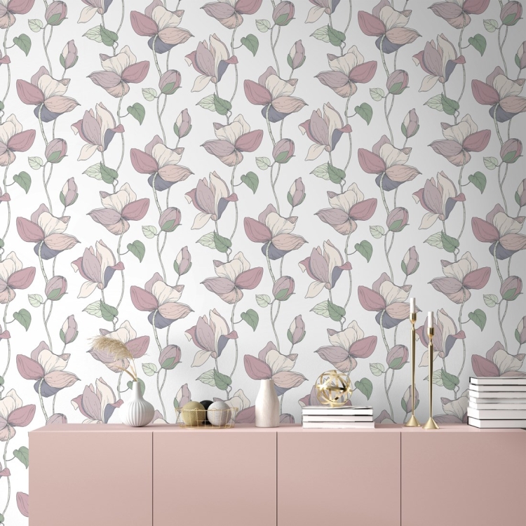 Tapeta ścienna na flizelinie 47472 Marburg Flora motyw roślinny