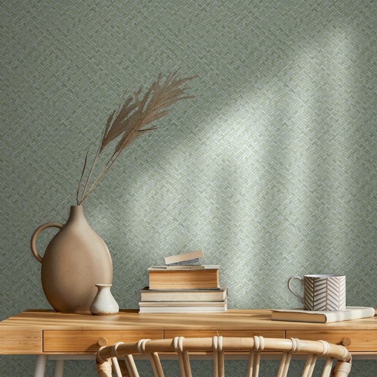 Tapeta ścienna na flizelinie 47479 Marburg Flora motyw jodełki