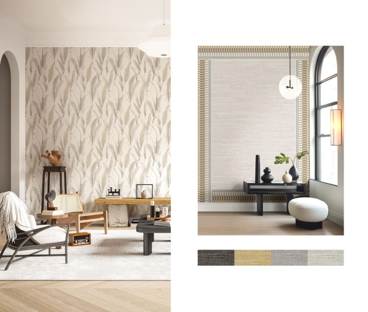 Tapeta ścienna na flizelinie 39042 Cristiana Masi Arche struktura grubego płótna