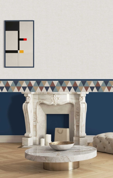 Bord – pasek wykończeniowy na flizelinie 39094 Cristiana Masi Arche wzór geometryczny