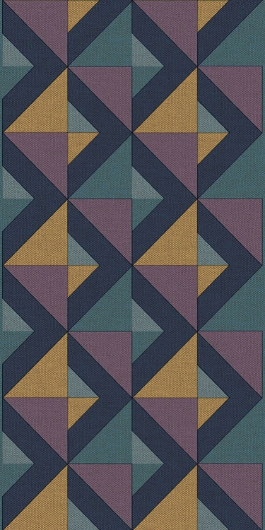 Bord – pasek wykończeniowy na flizelinie 39097 Cristiana Masi Arche wzór geometryczny